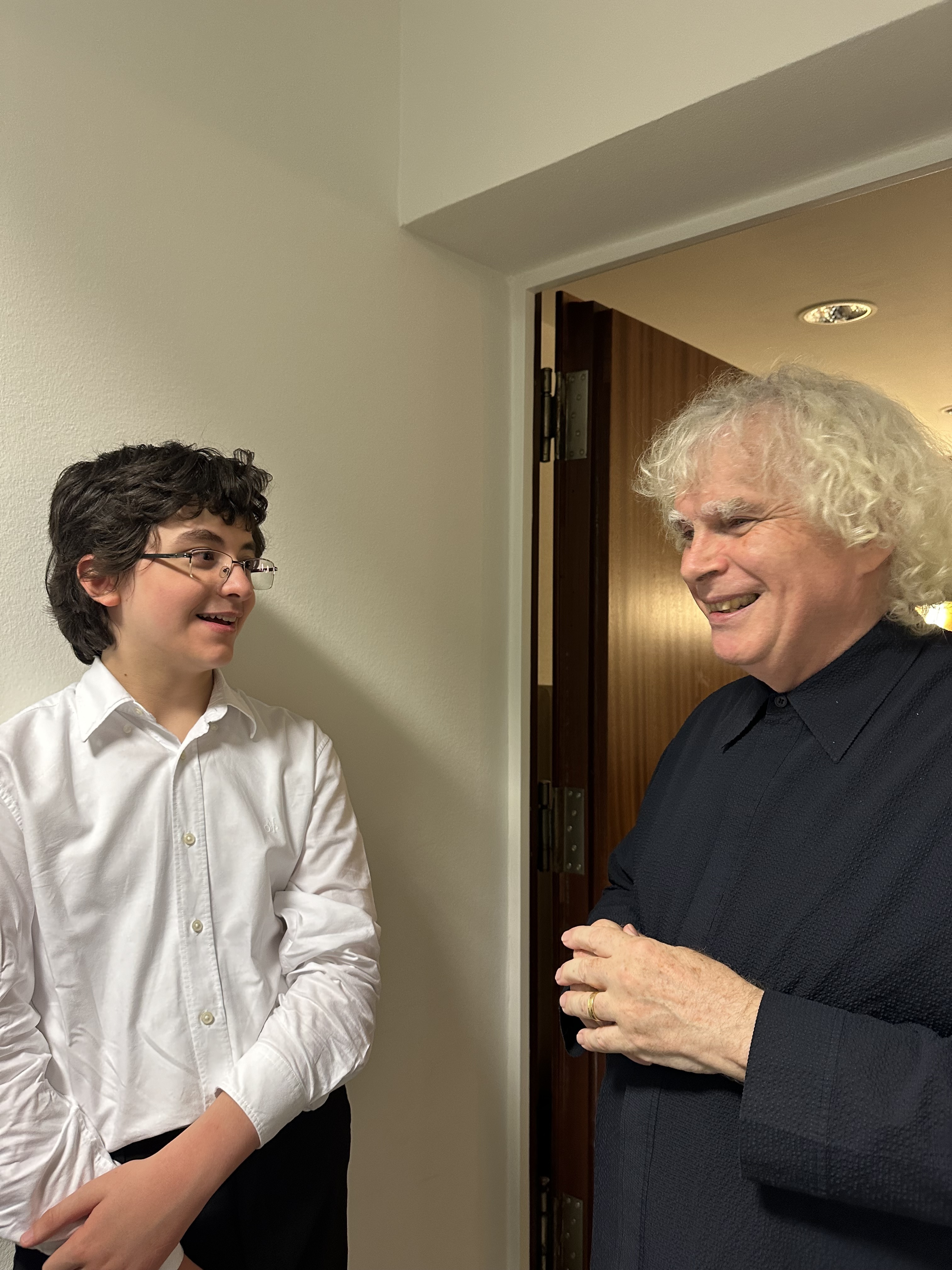 ツォトネ・ゼジニゼとサー・サイモン・ラトル