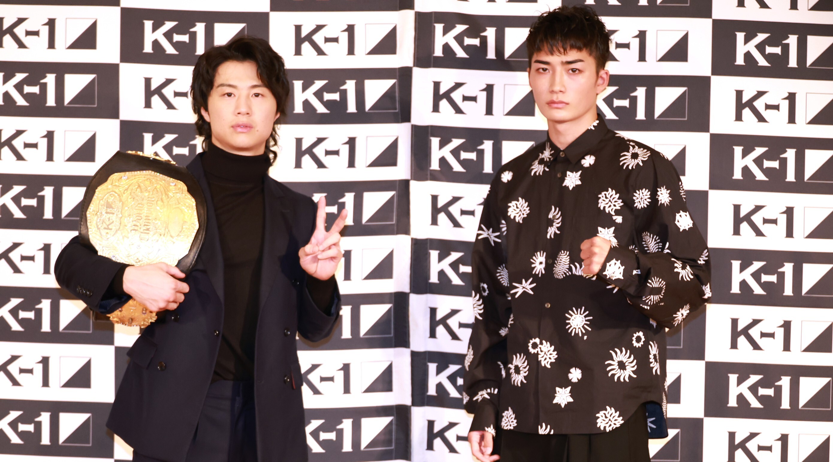 金子晃大vs.大久保琉唯のタイトル戦決定!「今回もKO勝ち」(金子)「僕が勝たないとK-1は変わっていかない」(大久保)=2026.2.8K-1代々木第二