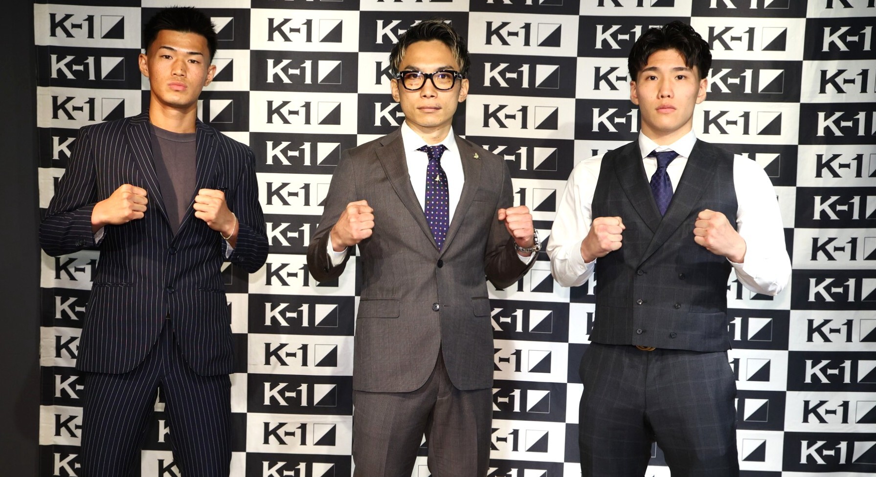 石田龍大、階級上げて対戦表明「斗麗選手と戦いたい!」再起狙う佐々木大蔵「壁を見せたい」坂本優輝「倒しに行く」=11.23K-1REVENGE II
