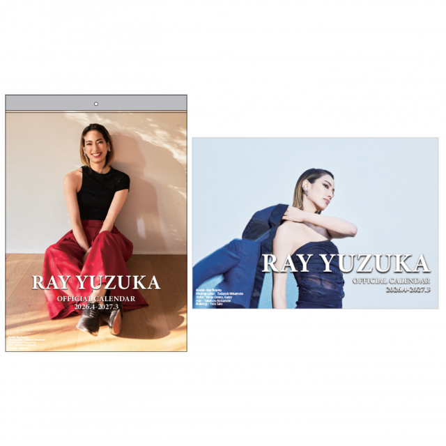 <p>RAY YUZUKA OFFICIAL CALENDAR 2026.4-2027.3<br><br>▼壁掛けタイプ<br>サイズ：B4<br>ページ数：13ページ<br><br>▼卓上タイプ<br>サイズ：B6<br>組み立てサイズ：W180mm&times;H145mm&times;D80mm<br>ページ数：13ページ<br><br></p>