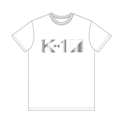 K-1ロゴTシャツ（箔プリント）ホワイト