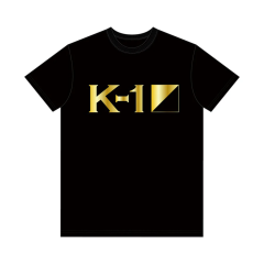 K-1ロゴTシャツ（箔プリント）ブラック