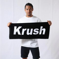 Krushタオル ブラック