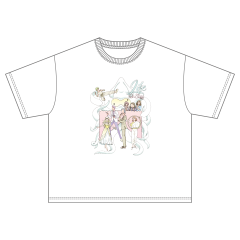 コントキャラ大集合Tシャツ 《ホワイト／XXL》表
