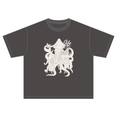 コントキャラ大集合Tシャツ 《スミ／S～XL》表