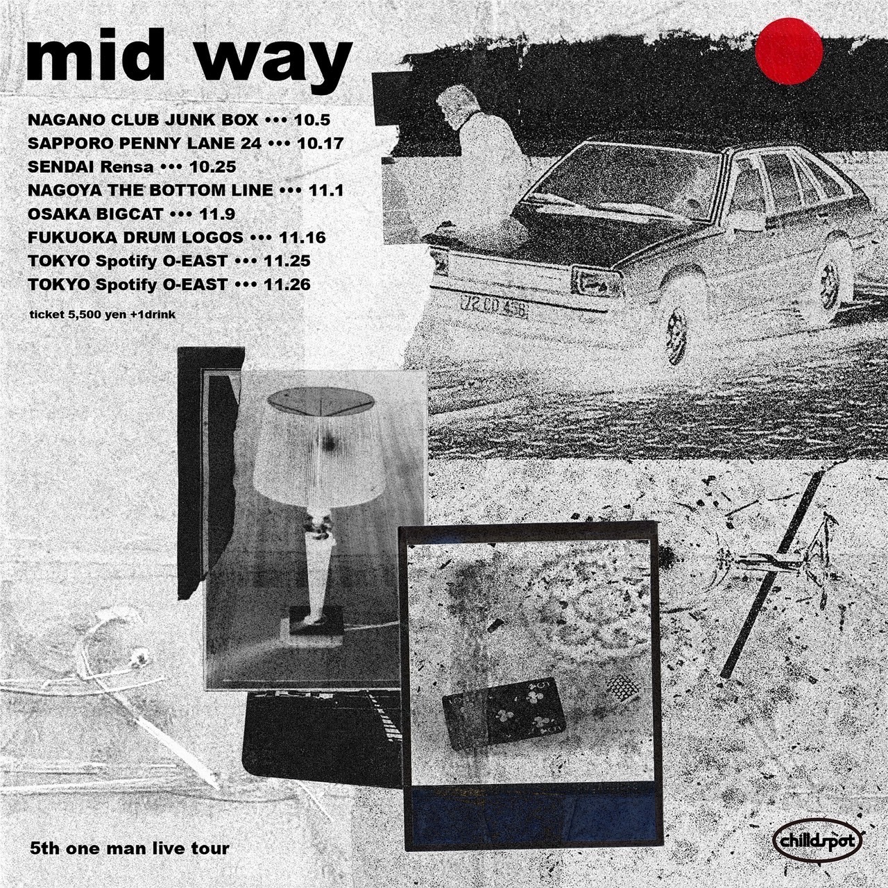 5th one man live tour "mid way"