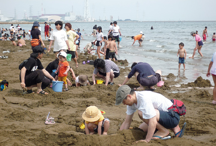 姫路的形海水浴場・潮干狩り場（兵庫）