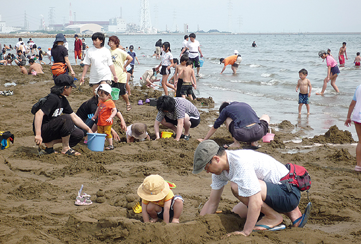 姫路的形海水浴場・潮干狩り場（兵庫）